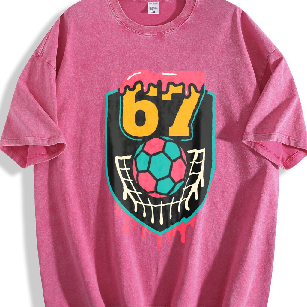 Global Soccer Fan Vintage Washed T-Shirt product image 7