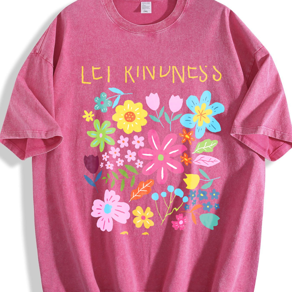 Let Kindness Bloom Vintage Washed T-Shirt product image 7