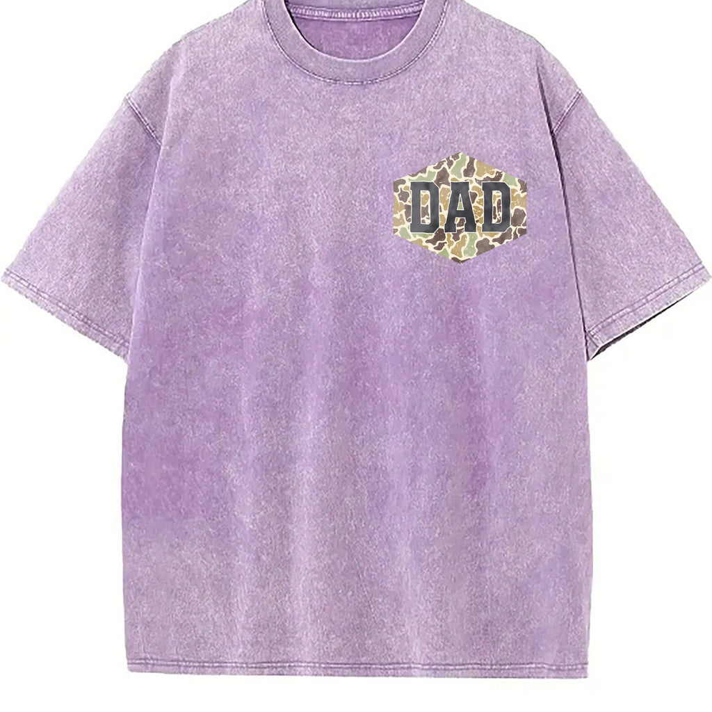Camouflage Dad Vintage Washed T-Shirt product image 6
