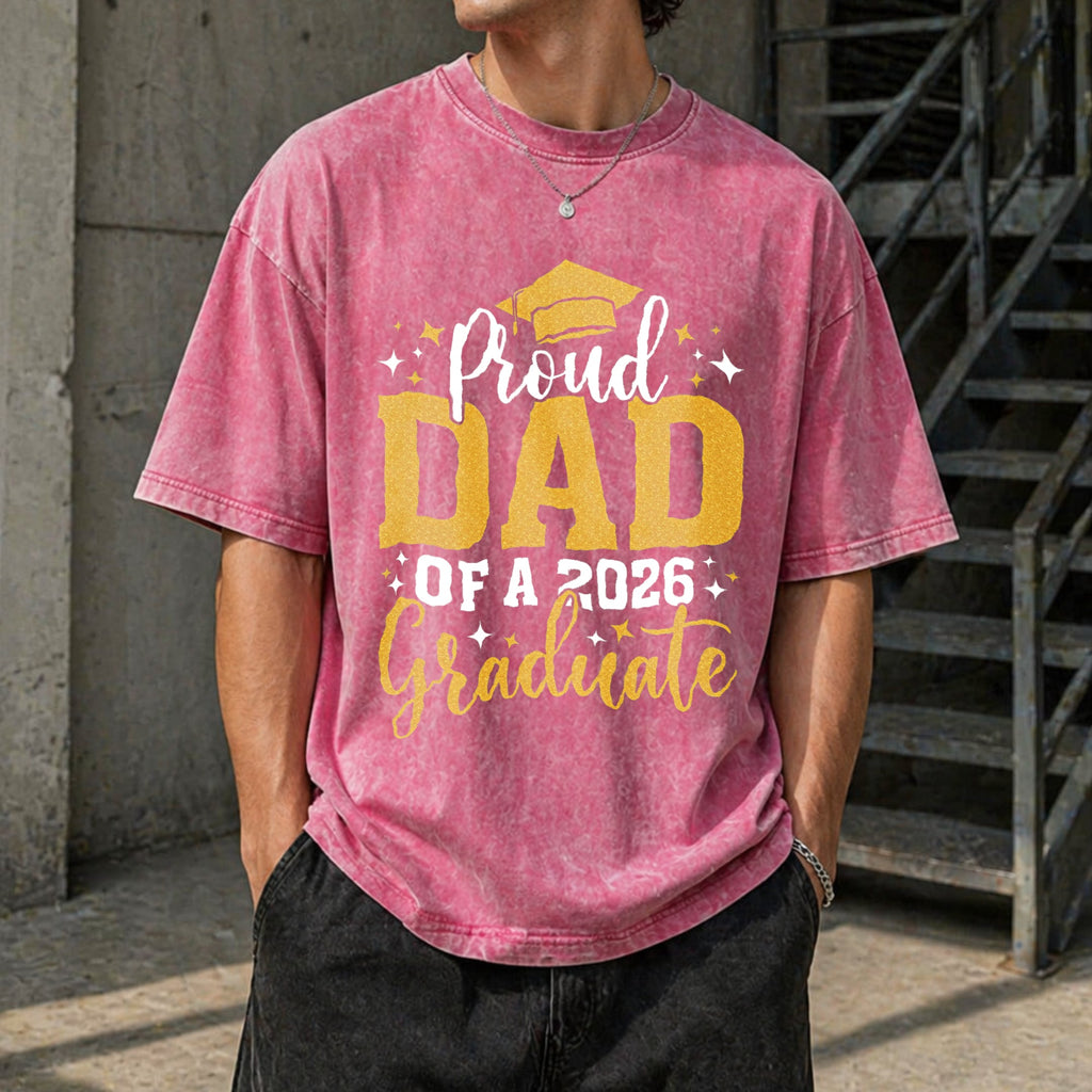 Dad Senior 2026 Proud Of A Class Of Graduate Vintage Washed product image 14