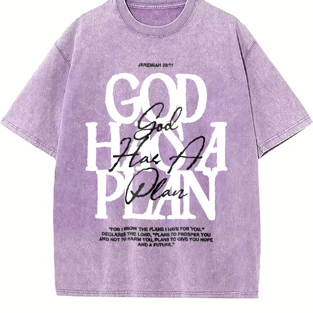 Christian - God Has A Plan Jeremiah 29:11 Vintage Washed product image 6