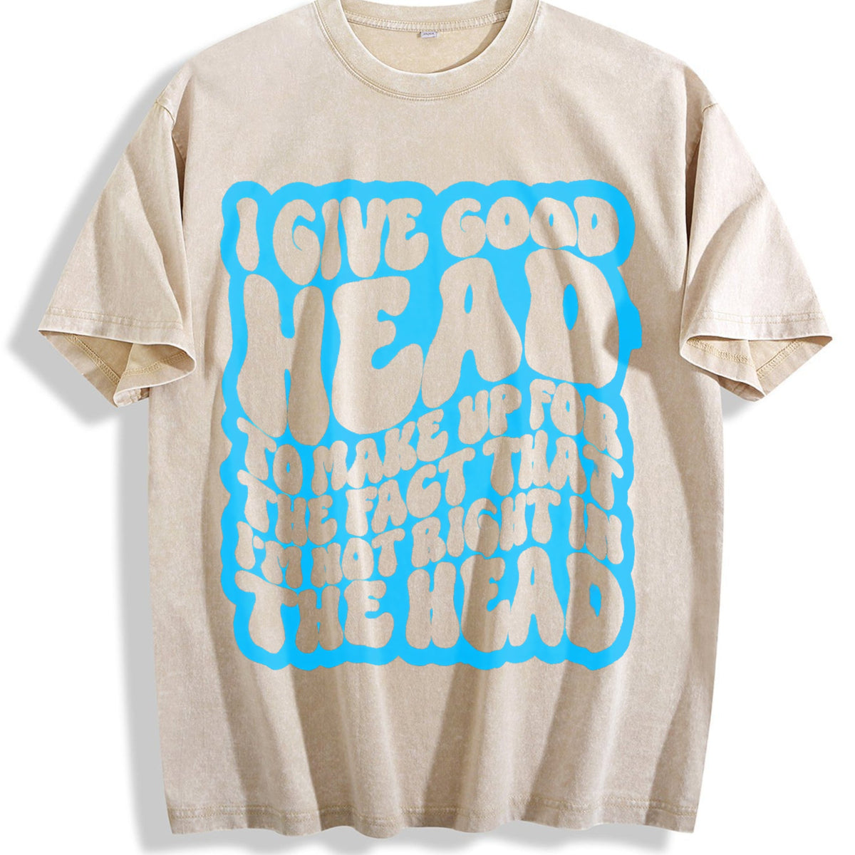 Funny Not Right In The Head Humor Wavy Lettering Vintage product image 1