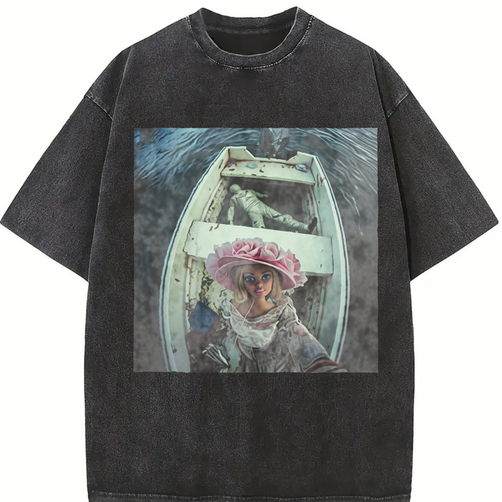 Doll in a Boat Vintage Washed T-Shirt product image 2