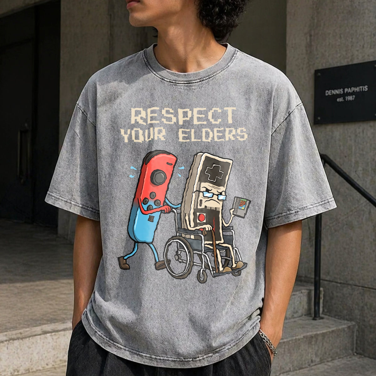 Respect Your Elders Vintage Washed T-Shirt product image 5