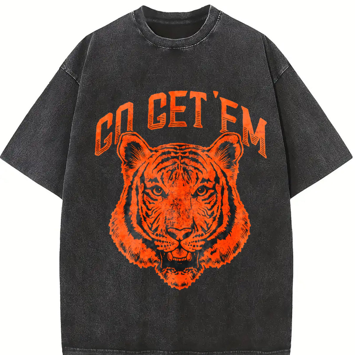 Go Get Em Tiger Funny Motivational Big Cat Cute Vintage product image 2