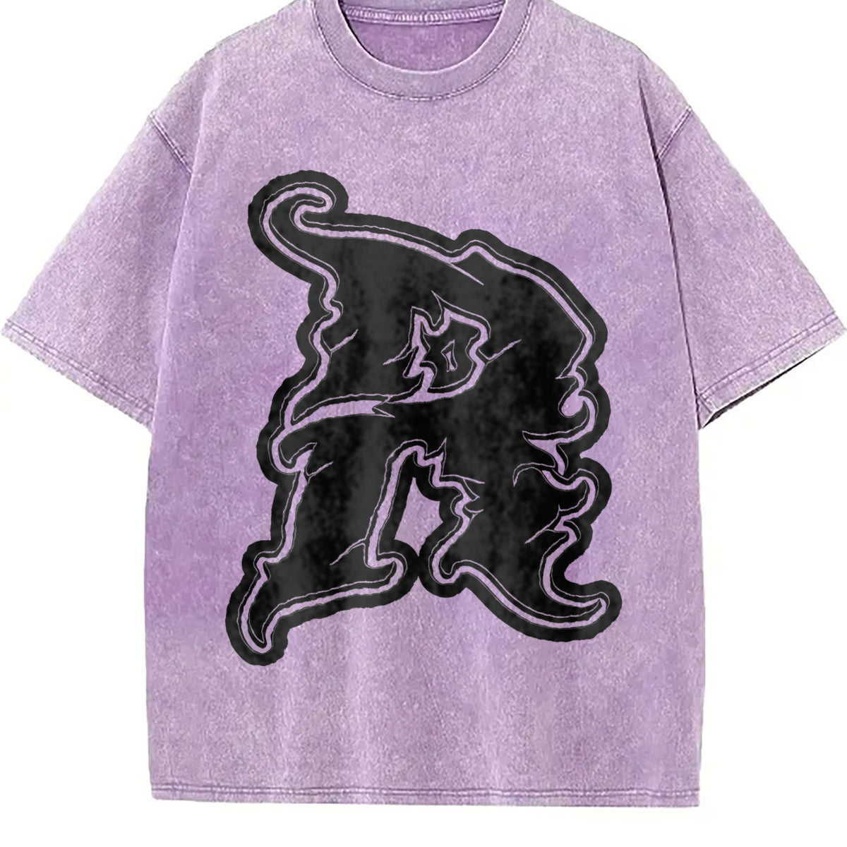 Wizard Hat Letter R Vintage Washed T-Shirt