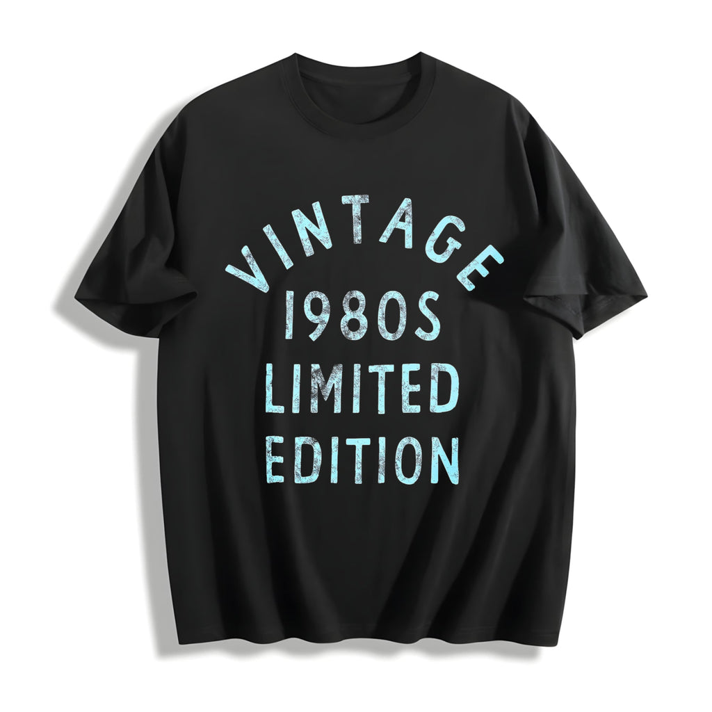 1980s Edition Funny Cool 1980 Theme Classic For Guys Cotton product image 1