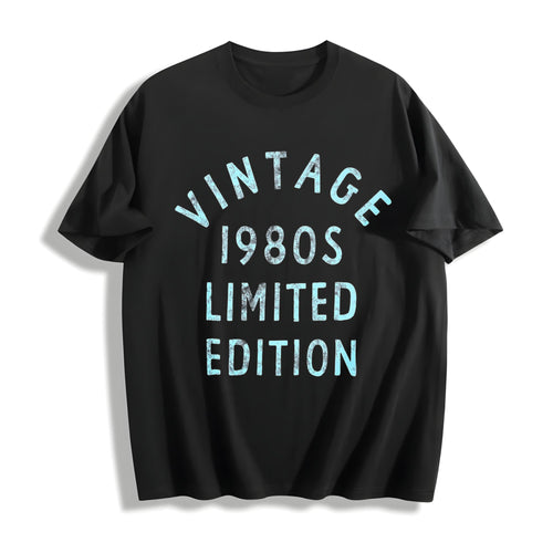 1980s Edition Funny Cool 1980 Theme Classic For Guys Cotton product image 1