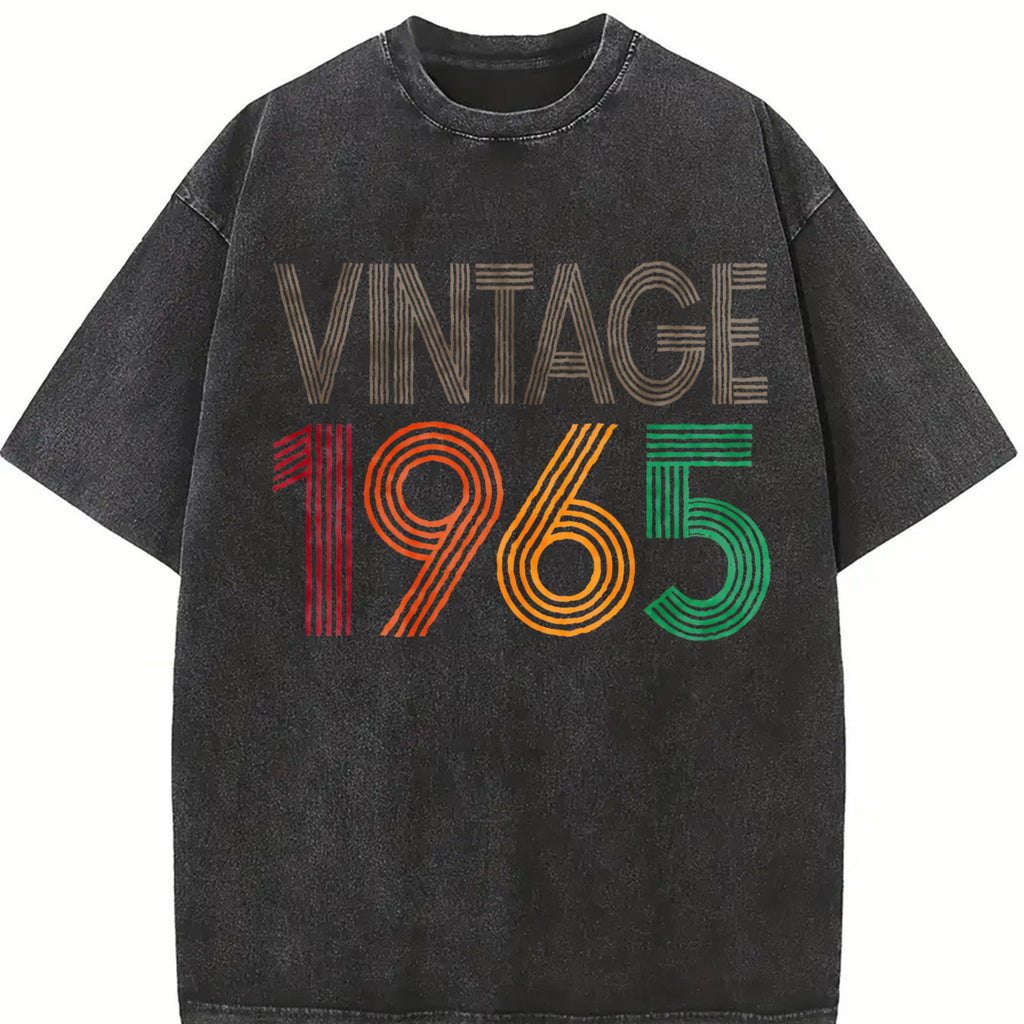 61st Birthday Vintage Washed T-Shirt product image 2