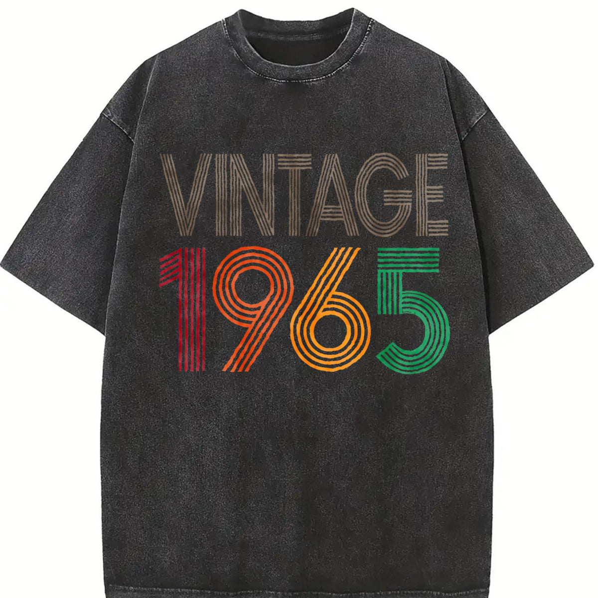 61st Birthday Vintage Washed T-Shirt product image 2