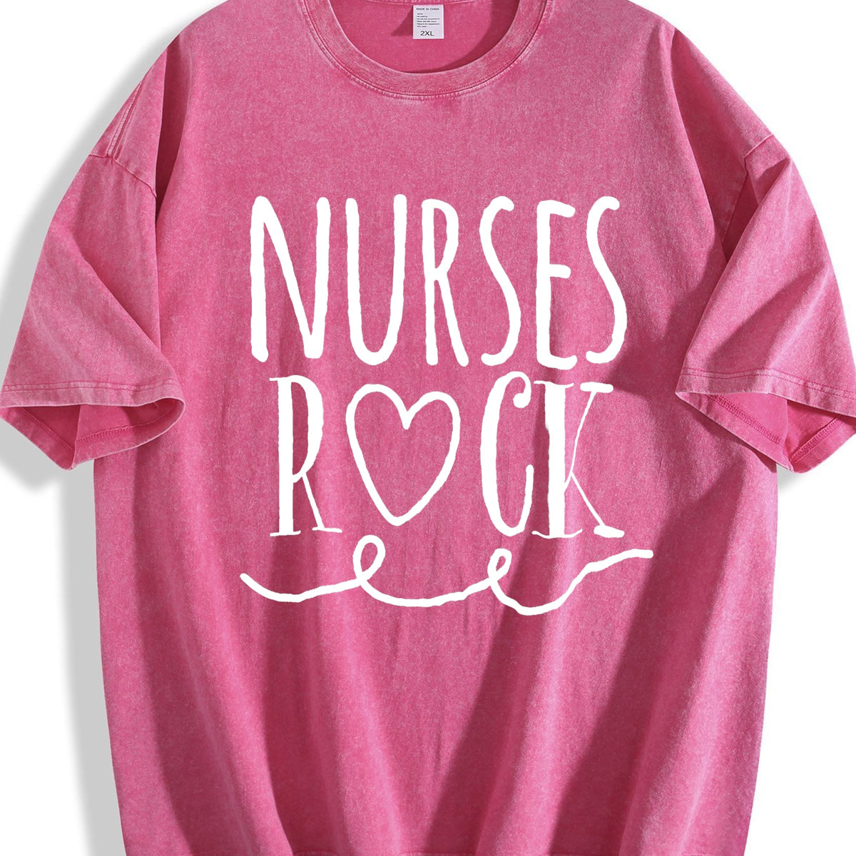 Nurses Rock Nursing School Graduation Vintage Washed T-Shirt product image 7