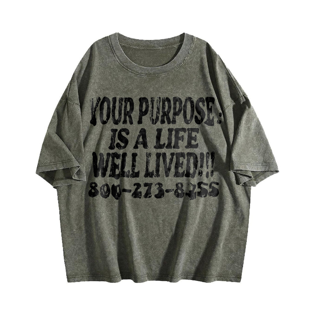 Your Purpose Mental Health Awareness Slogan White Vintage product image 4