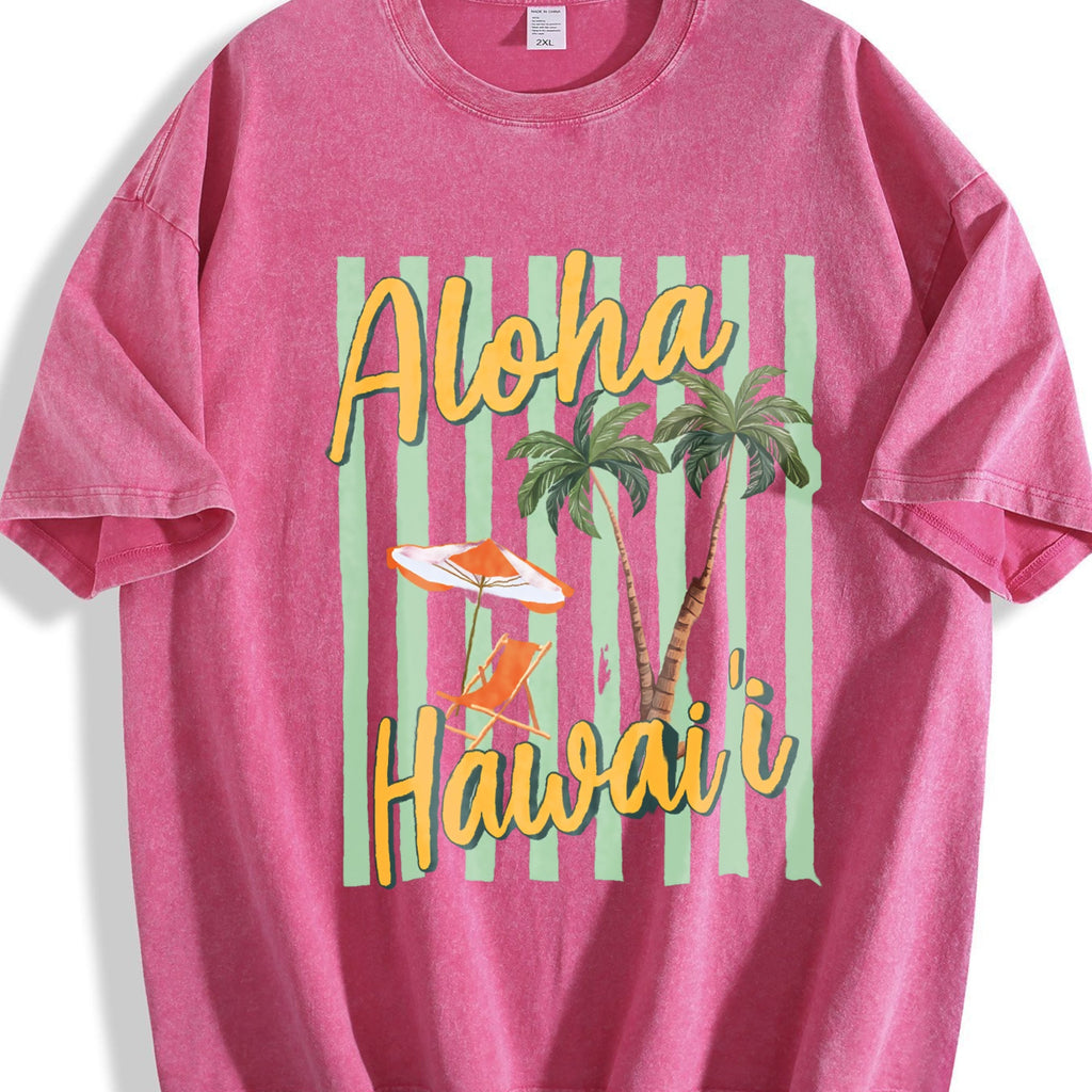 Aloha Hawaii Tropical Beach Summer Vacation Vintage Washed product image 7
