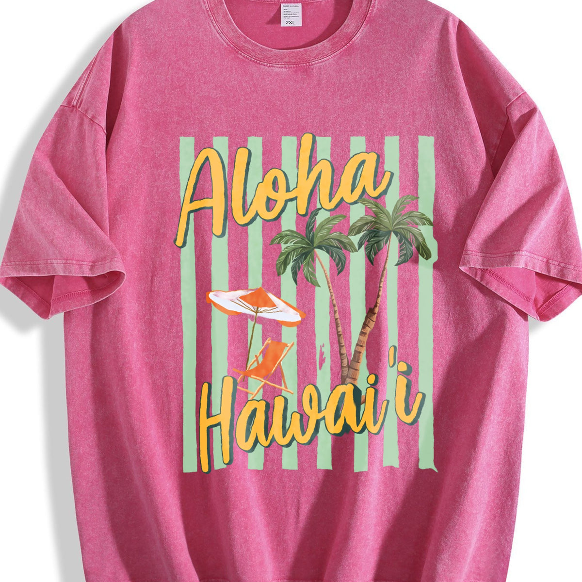 Aloha Hawaii Tropical Beach Summer Vacation Vintage Washed product image 7