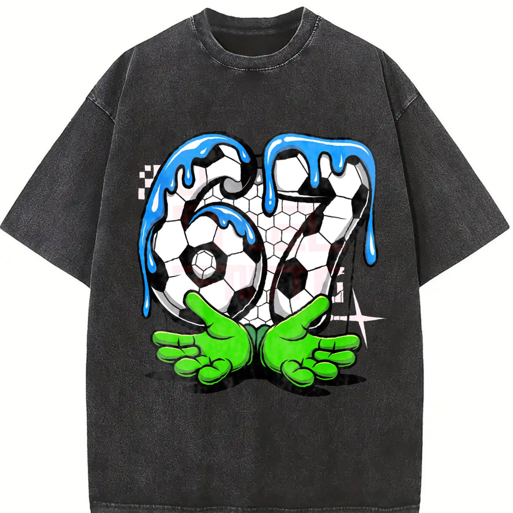 Global Soccer Fan Vintage Washed T-Shirt product image 2