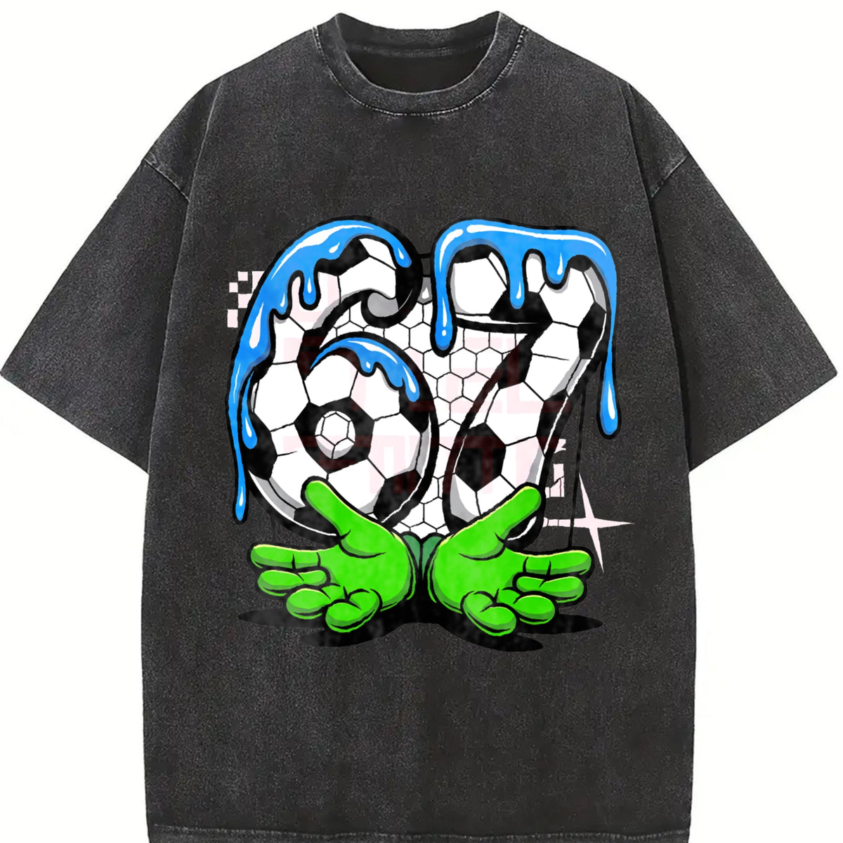 Global Soccer Fan Vintage Washed T-Shirt product image 2