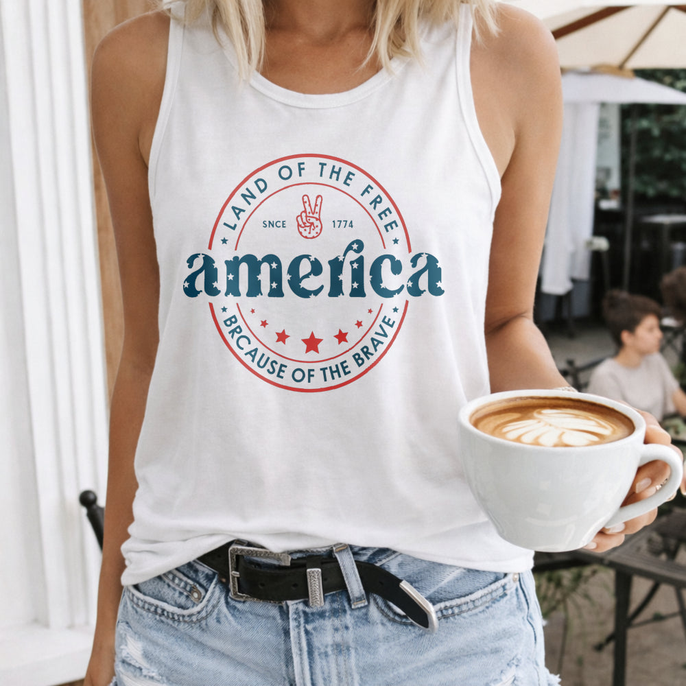 America Women's Tank Top