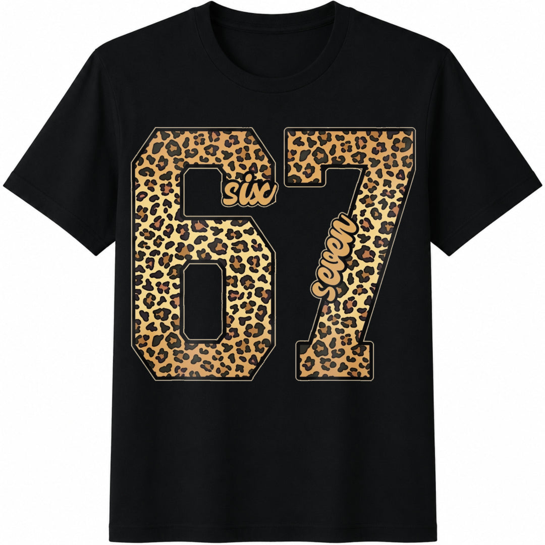 10piece-- Leopard Butterfly Summer Cotton T-Shirt product image 1