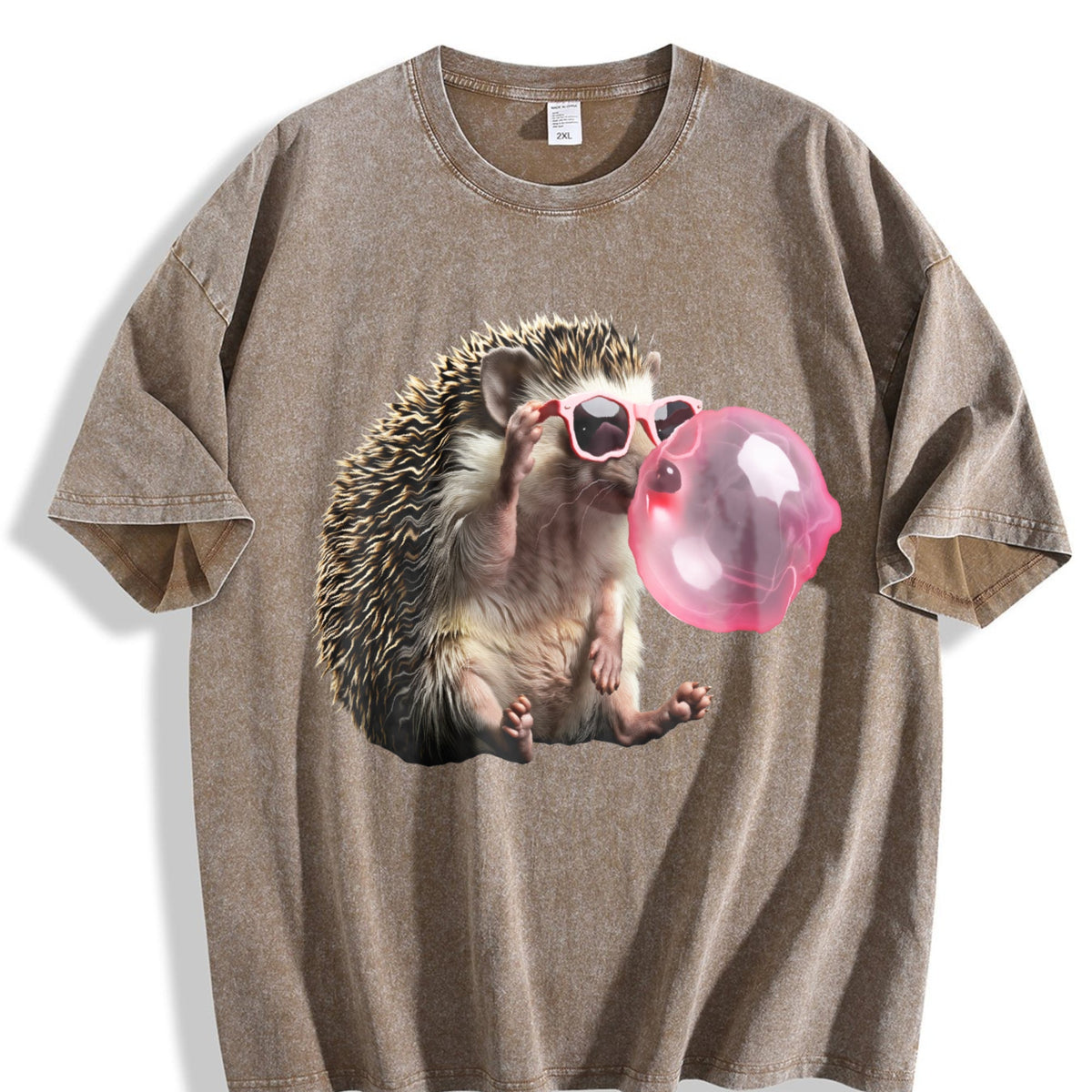 Grunge Vibes For Explorers: Hedgehog In Pink Shades Vintage product image 3