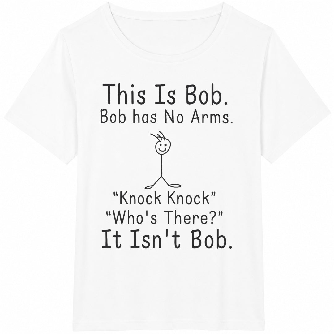 Funny This Is Bob Knock Joke Cotton T-Shirt product image 2