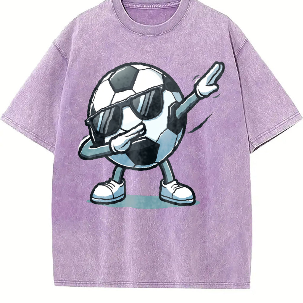 Global Soccer Fan Vintage Washed T-Shirt product image 6