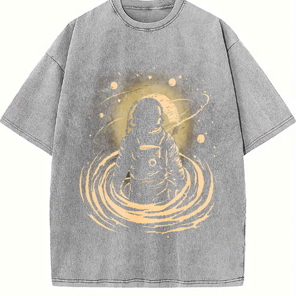 Astronaut In The Space Vintage Washed T-Shirt product image 5