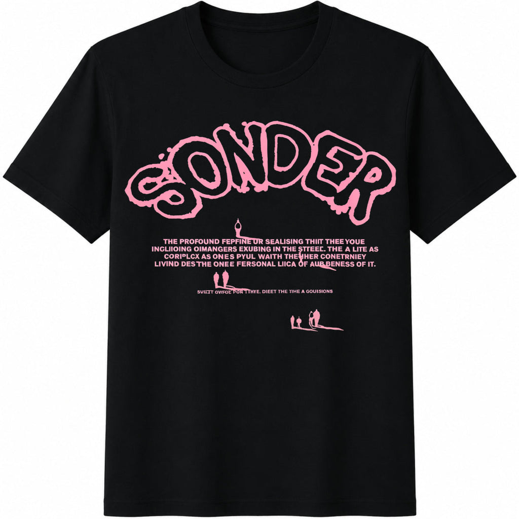 Sonder Thinking Figure Cotton T-Shirt product image 1