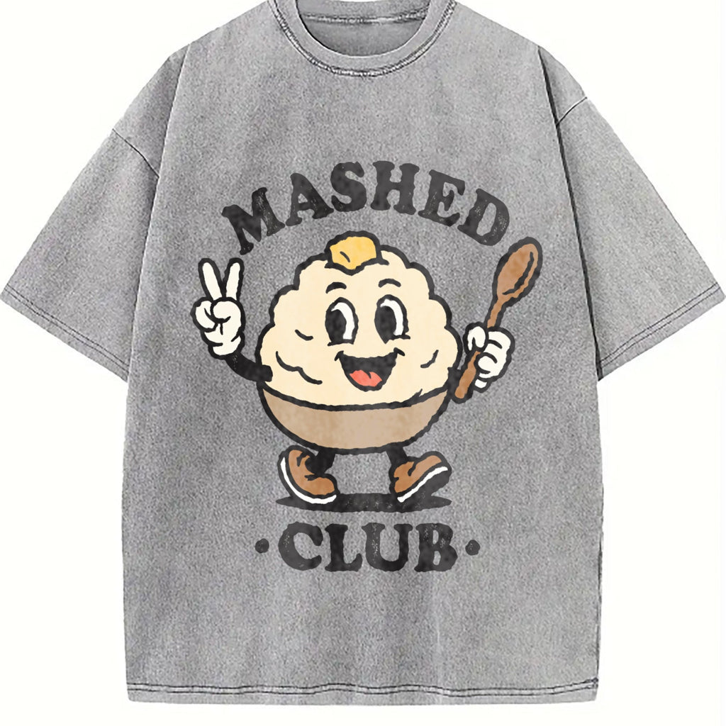 Mashed Potatoes Club : Funny Potato Mascot Vintage Washed product image 5