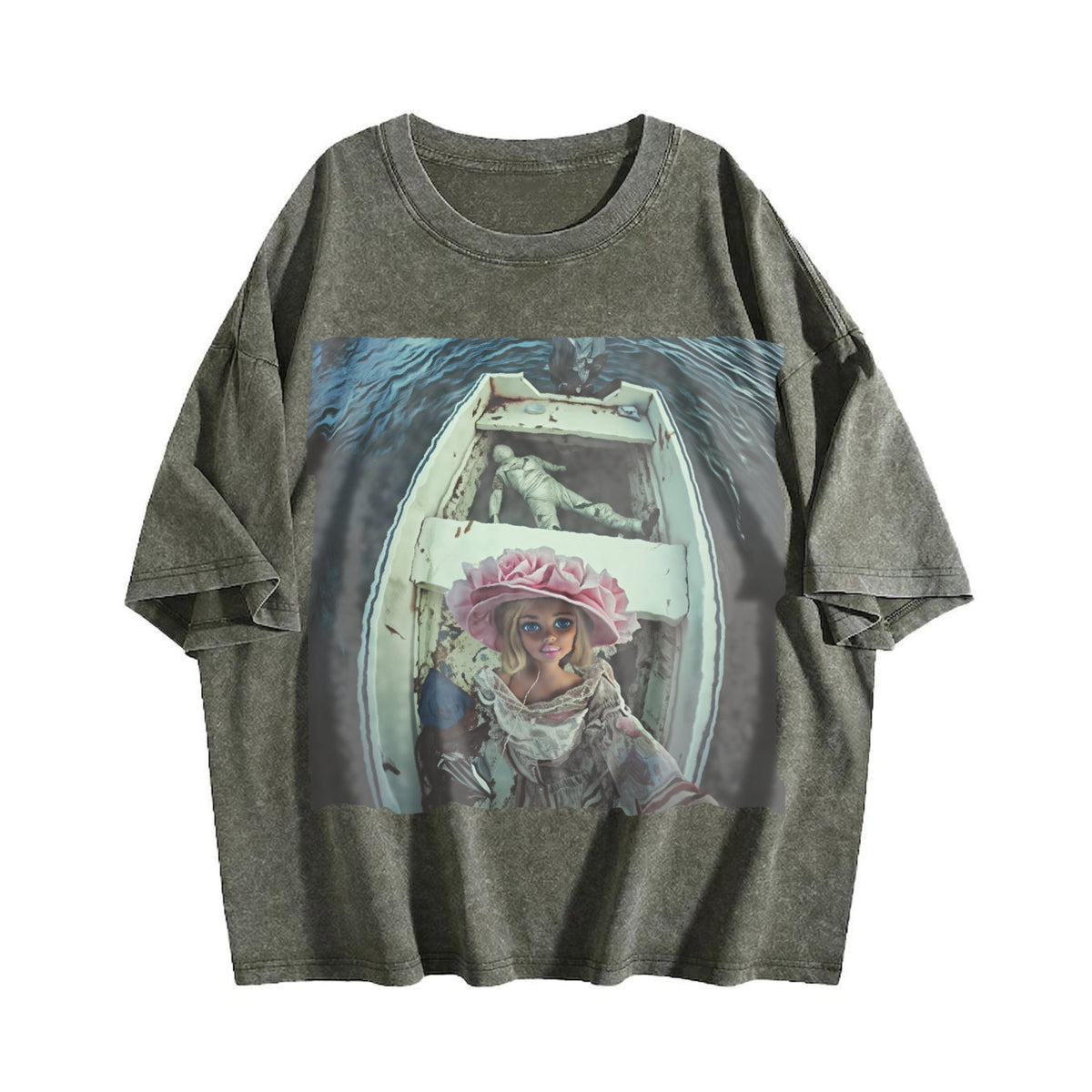 Doll in a Boat Vintage Washed T-Shirt product image 4