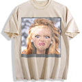 Funny Grumpy Doll Face Vintage Washed T-Shirt product image 1