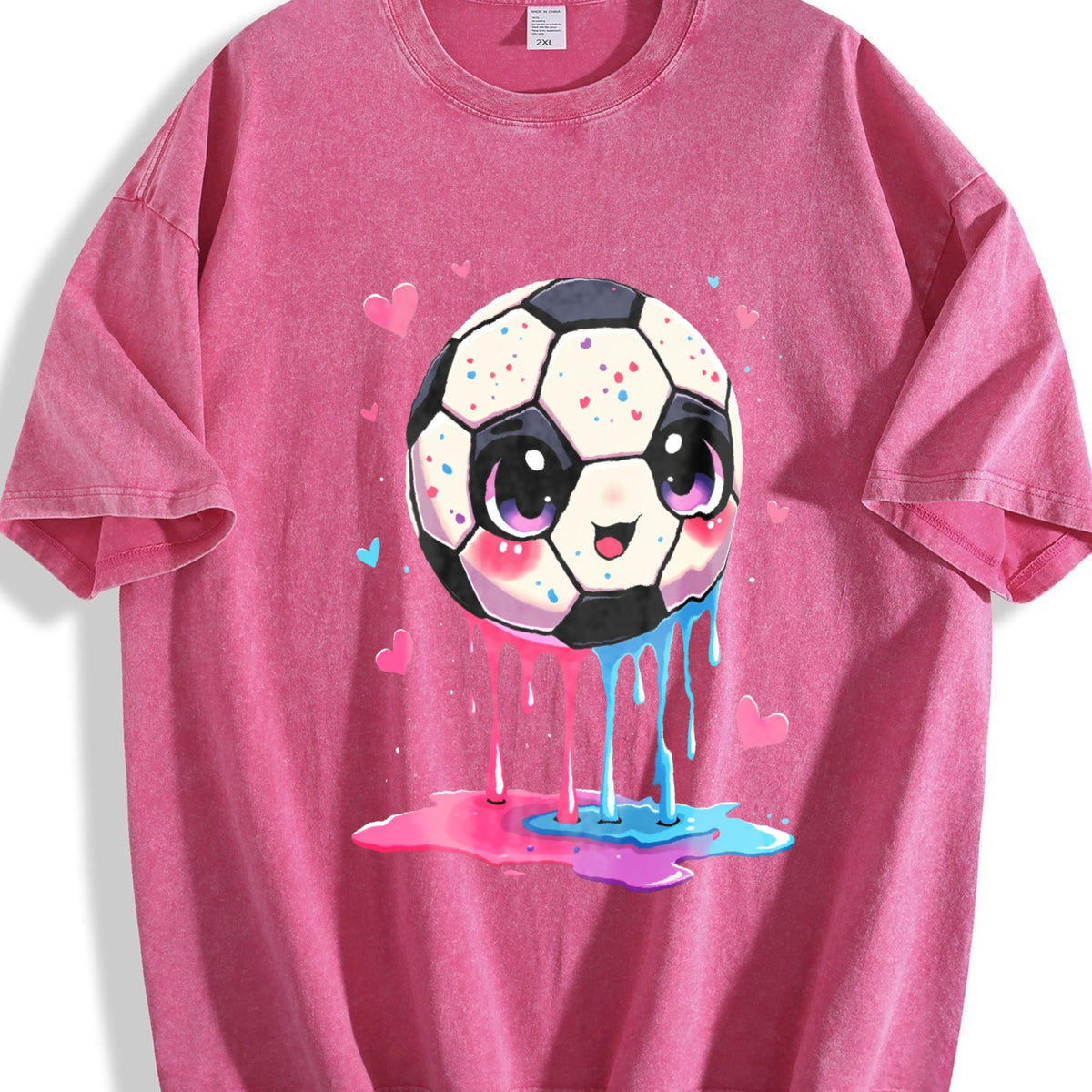 Global Soccer Fan Vintage Washed T-Shirt product image 7