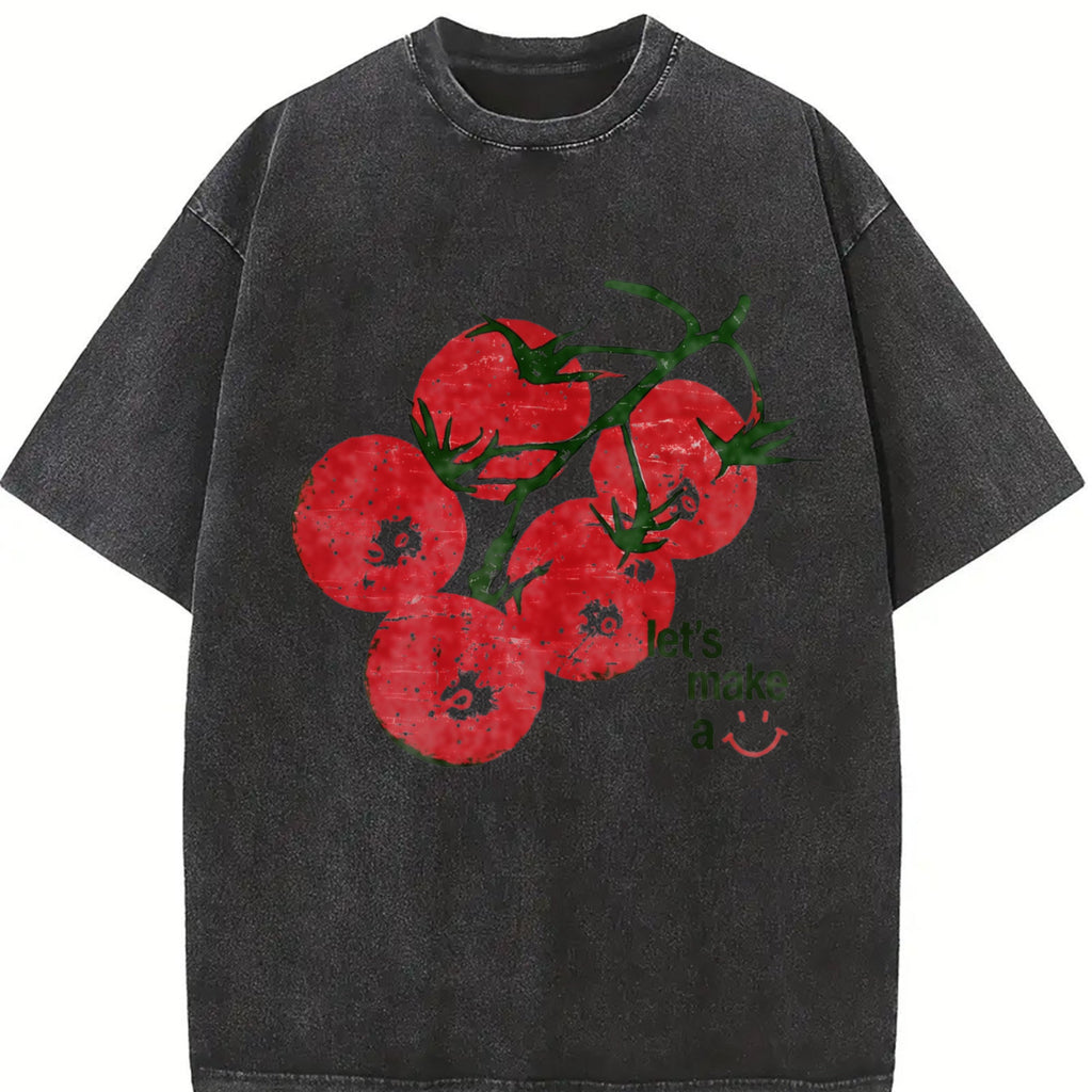Y2K Tomato Vintage Washed T-Shirt product image 2
