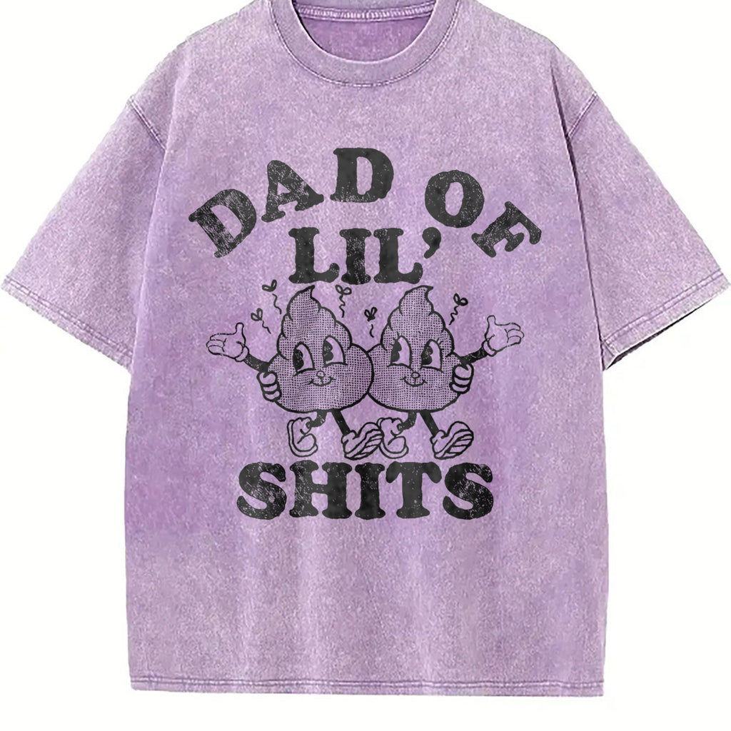 Funny Dad Of Lil Shits Sarcastic Fathers Day For Vintage product image 6