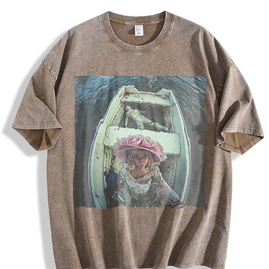 Doll in a Boat Vintage Washed T-Shirt product image 3