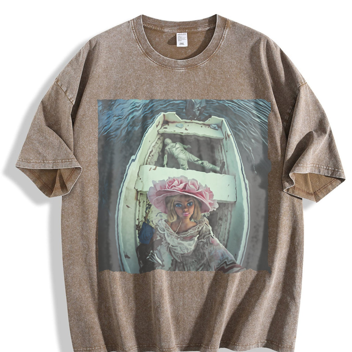 Doll in a Boat Vintage Washed T-Shirt product image 3