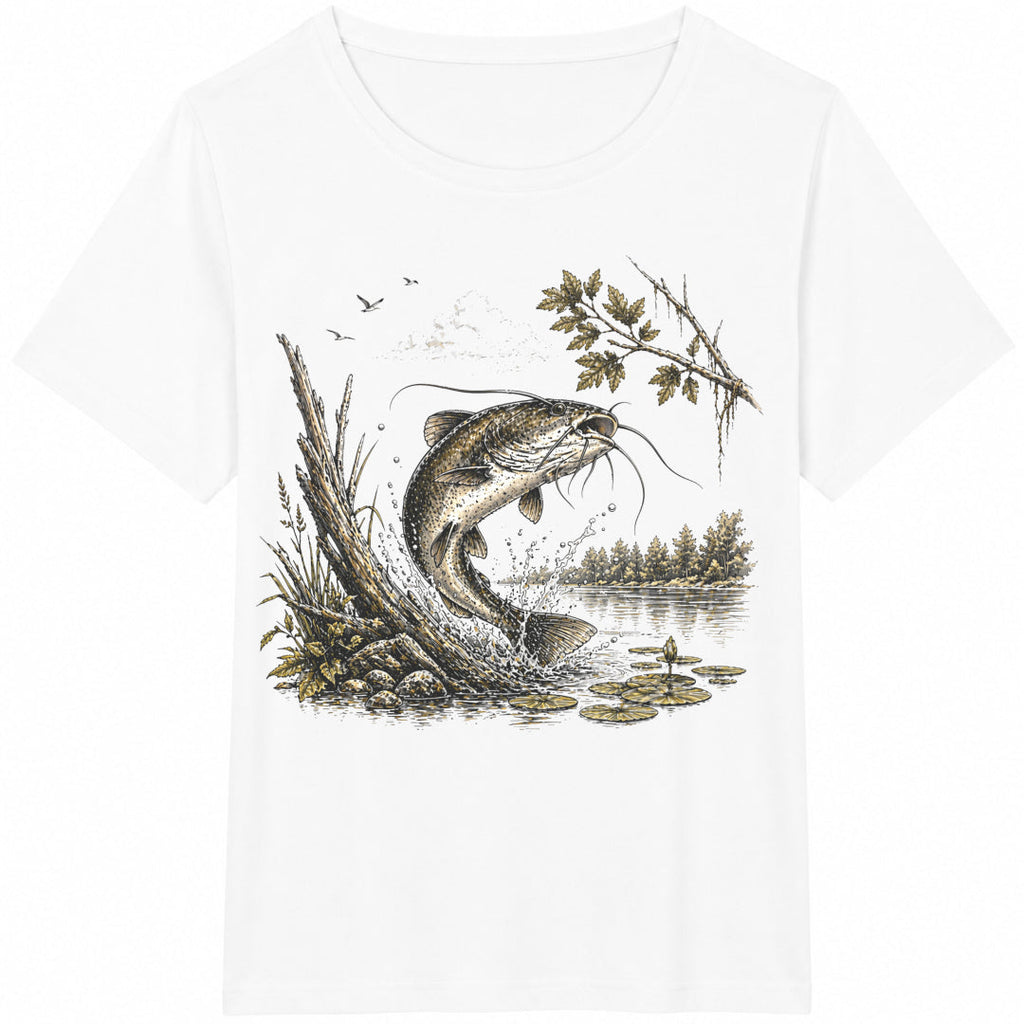 90s Catfish Mountain Cotton T-Shirt product image 2