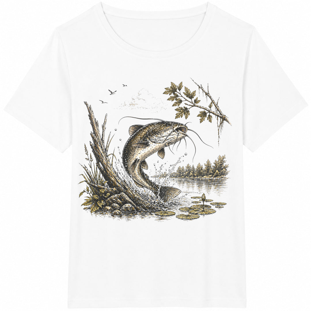 90s Catfish Mountain Cotton T-Shirt product image 2