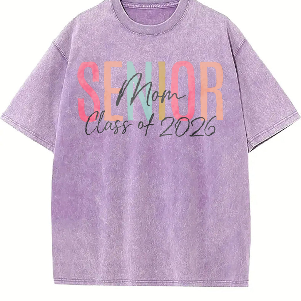 Senior Class Of 2026 Family Vintage Washed T-Shirt product image 6