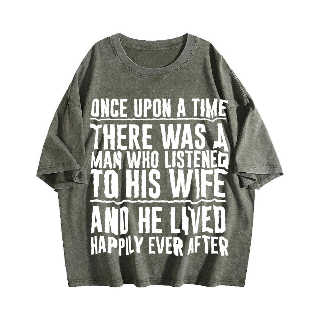 Funny Daughter Wife Slogan Vintage Washed T-Shirt product image 4