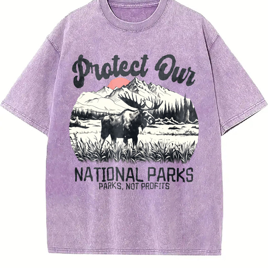 Protect Our National Parks Vintage Washed T-Shirt product image 6