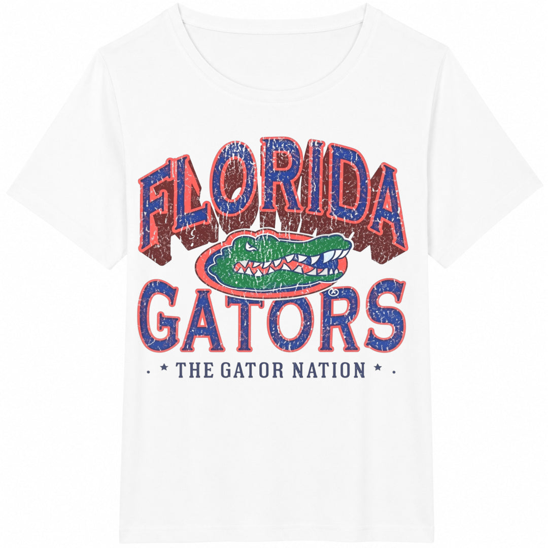 Gator Nation With Alligator Cotton T-Shirt product image 2