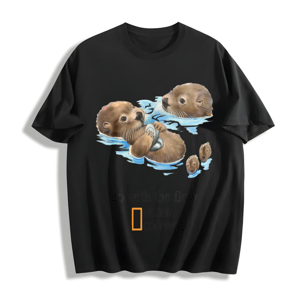 Otter Go With The Flow Cotton T-Shirt product image 1