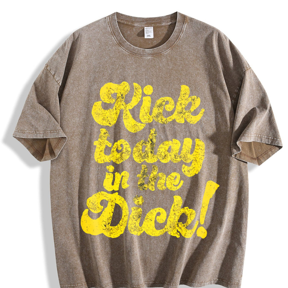 Kick Today In The Dick Funny Positive Motivational Vintage product image 3