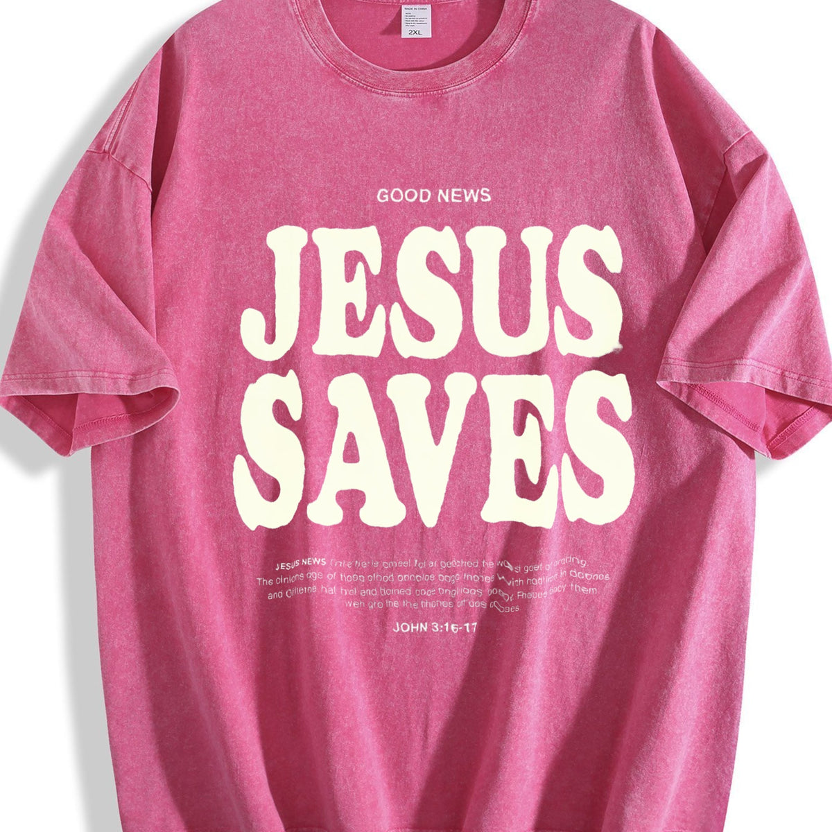 Jesus Saves Vintage Washed T-Shirt product image 7