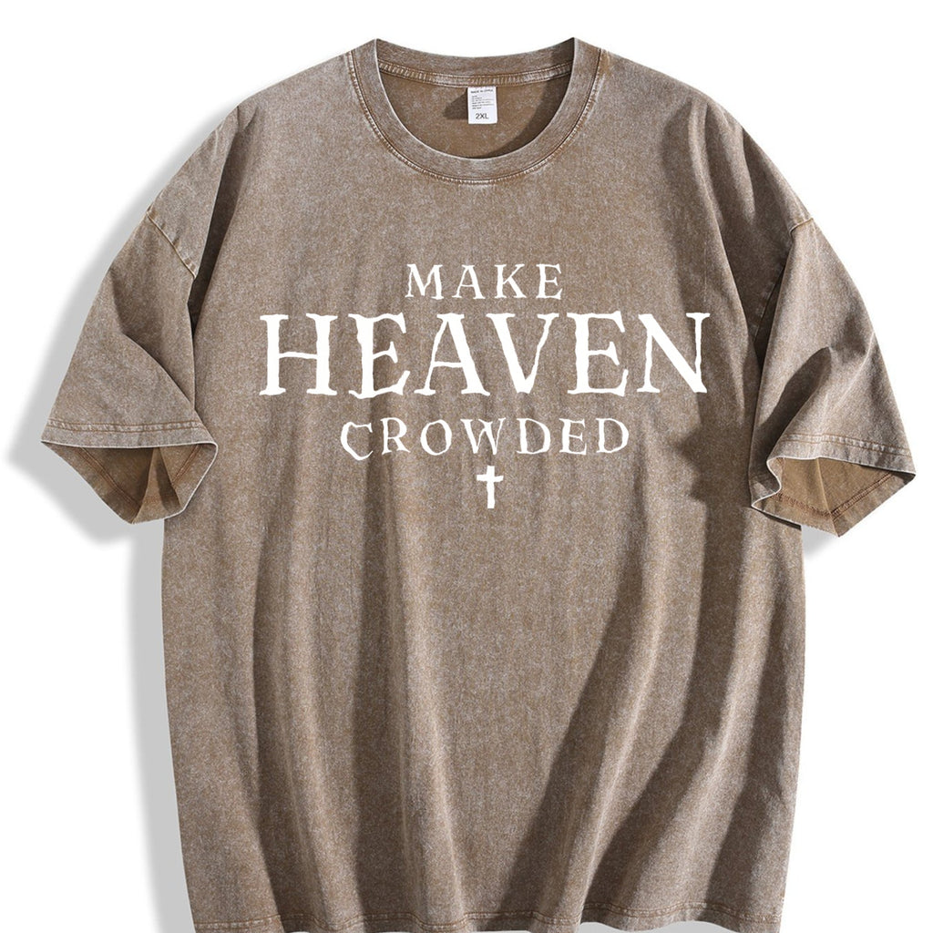 Make Heaven Crowded Vintage Washed T-Shirt product image 3