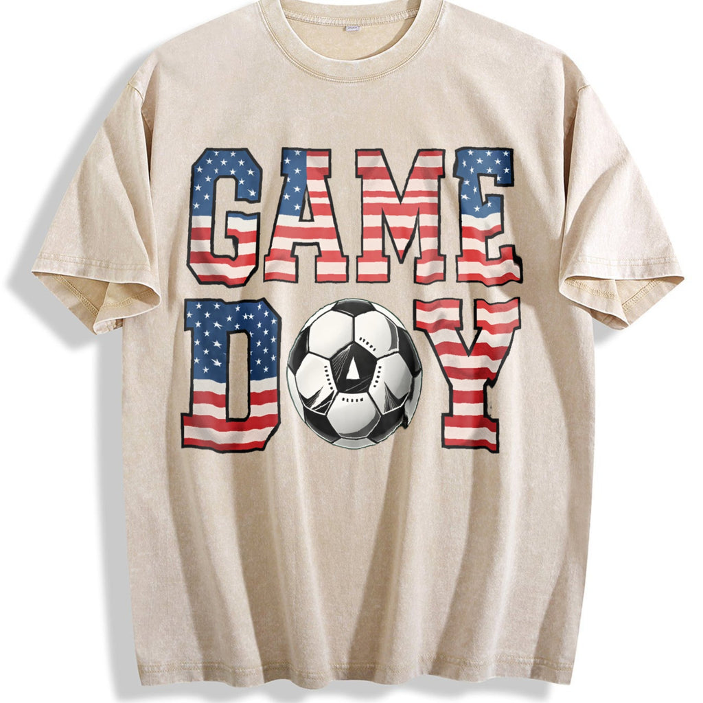 Global Soccer Fan Vintage Washed T-Shirt product image 1