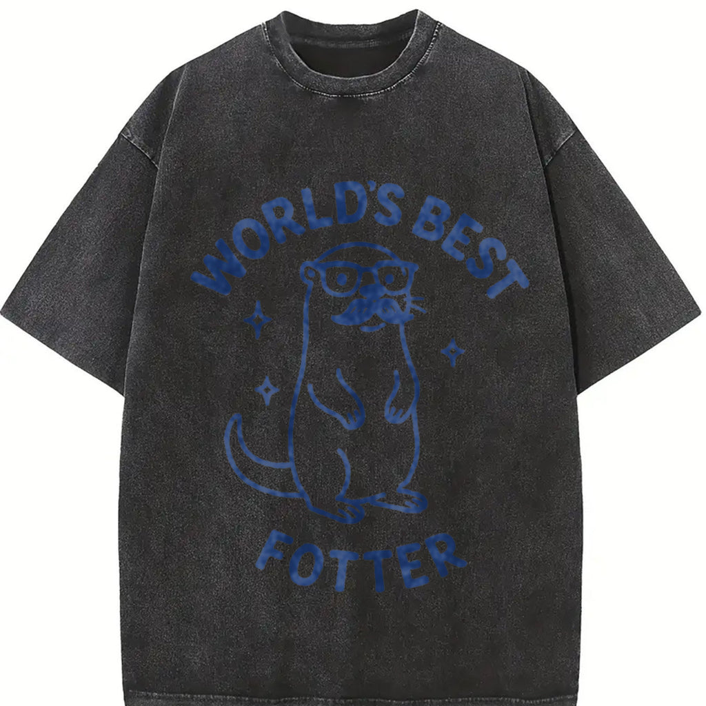 World's Best Fotter Vintage Washed T-Shirt product image 2