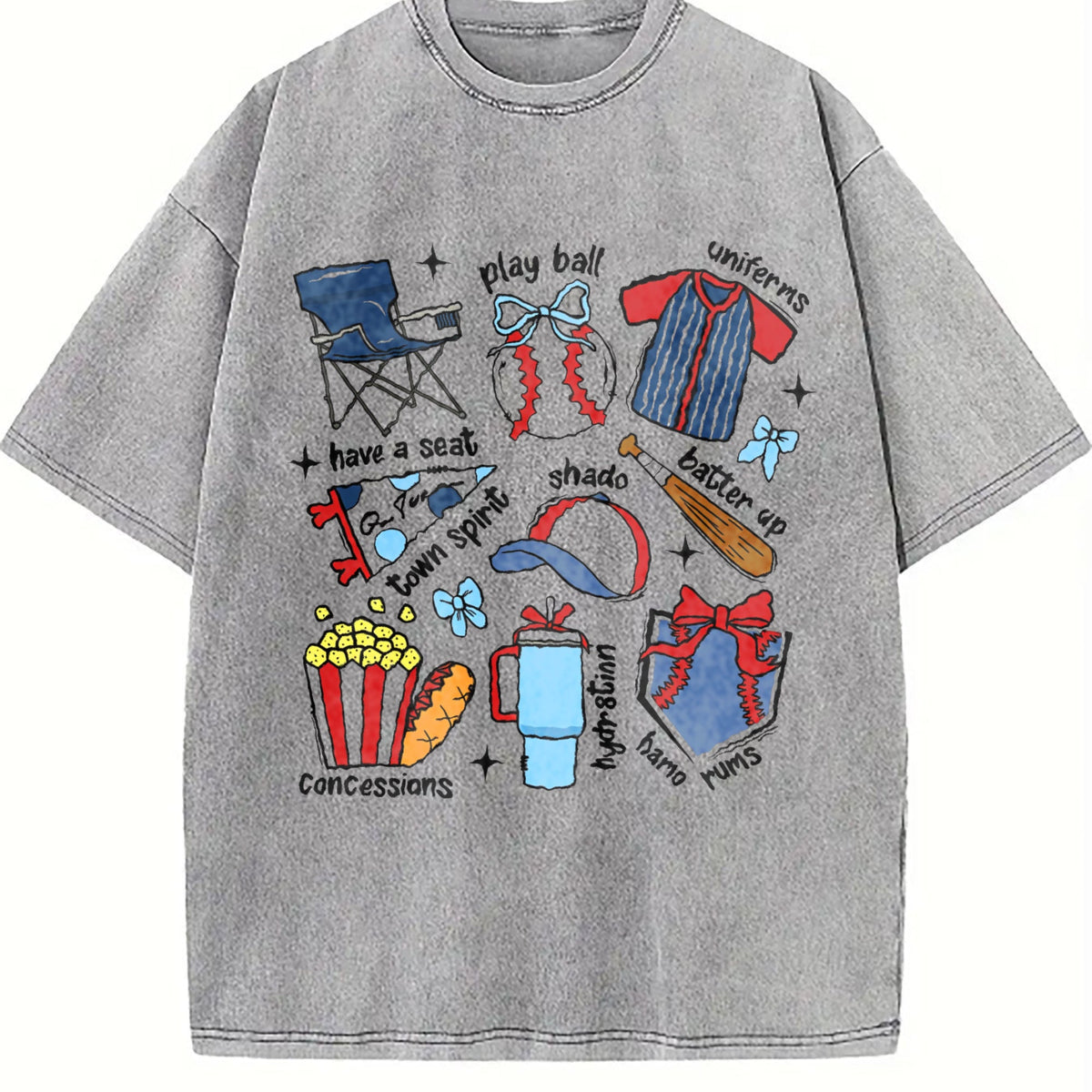 Coquette Baseball Vintage Washed T-Shirt product image 5
