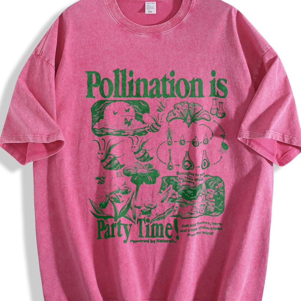 Bee Pollination Vintage Washed T-Shirt product image 7