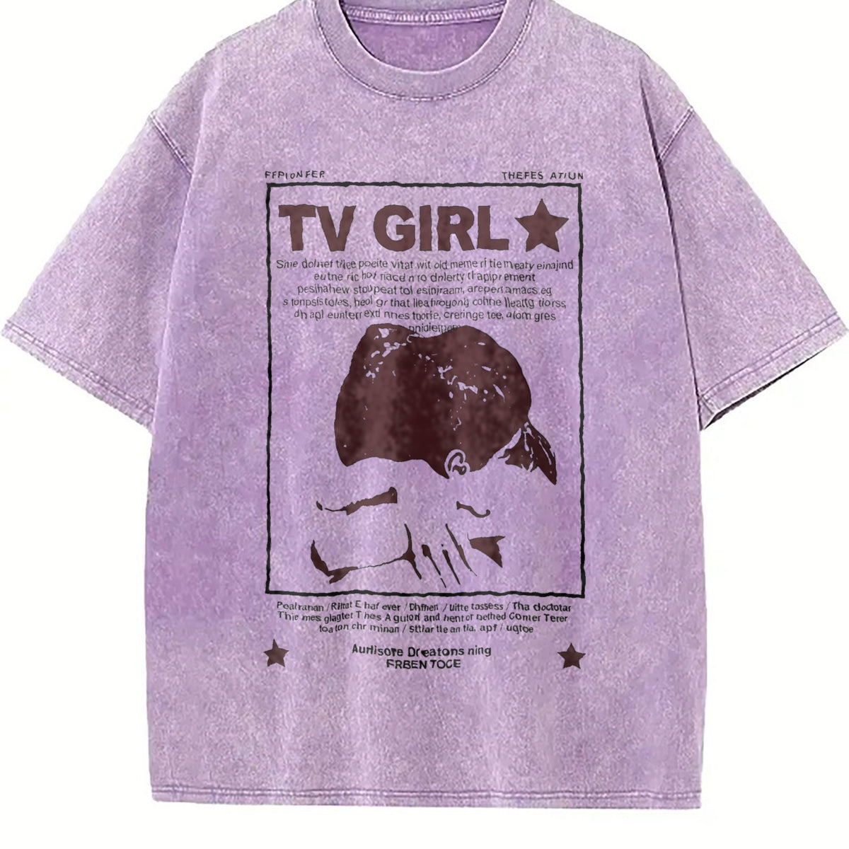 Y2K Tv Girl Lovers Rock Song Vintage Washed T-Shirt product image 6